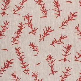 Rosemary - Japan Red/Putty - Linen - £105 pm