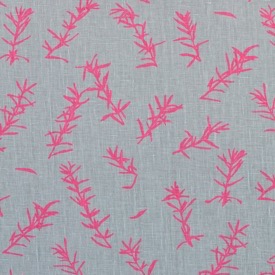 Rosemary - Hot Pink/Grey - Linen - £105 pm